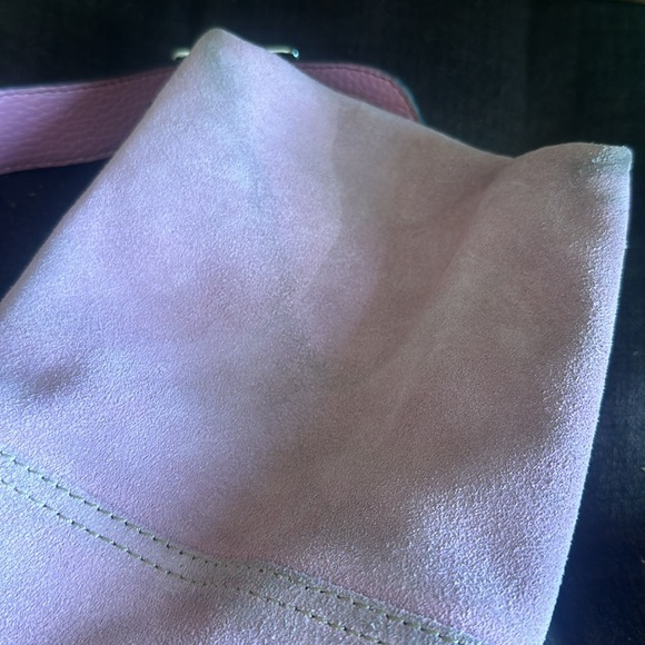 Liz Claiborne small pink leather suede bag - Picture 8 of 9